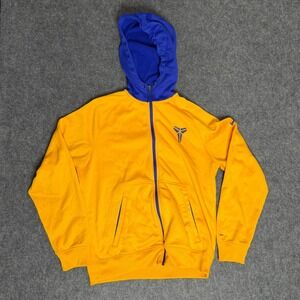 Nike Kobe Bryant Therma-FIT Full Zip Hoodie Yellow Purple KB24 Mens Medium